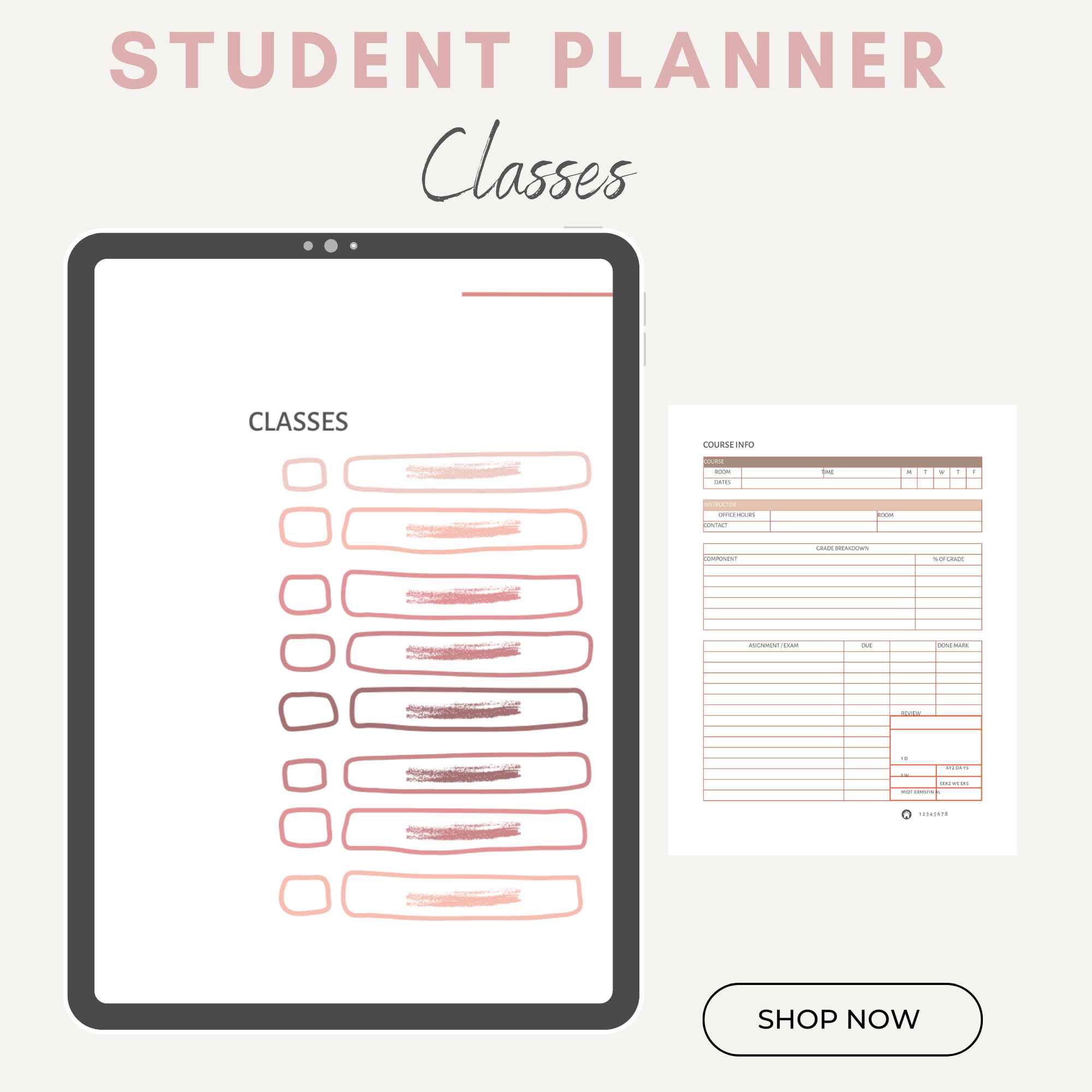 Digital Student Planner